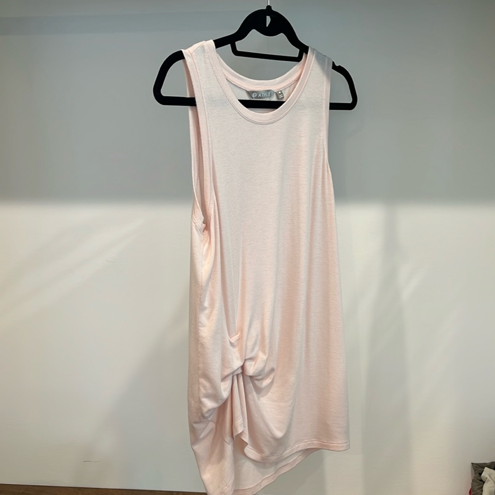Athleta muscle shirt with ruched side